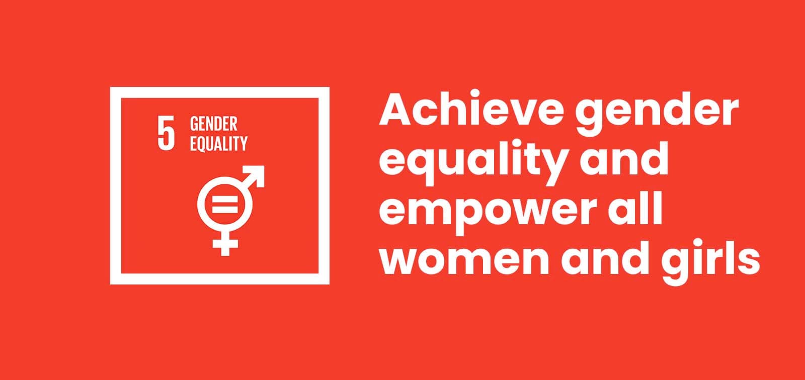 Sustainable Development Goal: Gender equality